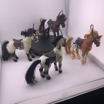 4 Kid Kore Toy Appaloosa Horse 2000 White &amp; Black Brown 1998 - £16.43 GBP