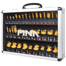 Mna Router Bits 35 Pcs Set, 35 Pieces 1/4 Inch Shank Router Bit Kit. American - $72.99