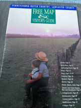 Pennsylvania Dutch Country Lancaster County Map Visitors Guide 1992 - £9.78 GBP