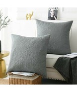 Gracie Oaks Square Pillow Cover- 22” X22”- Gray - £35.14 GBP