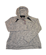 TEK GEAR Hoodie Men&#39;s Size XL - White -Gray - Ultra Soft Fleece Pullover - $22.26 CAD