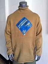 Men&#39;s Ecko Khaki | Blue Turtleneck Sweater  - $98.00