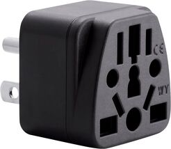 Adaptador de enchufe de viaje EU/UK/AU/in/CN/JP/Asia/Italia/Brasil a Est... - $13.99