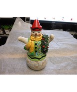 Crayola Jim Shore Enesco &quot;Color Me Merry Snowman&quot; Ceramic 7.5&quot; H Figurin... - $55.50 CAD