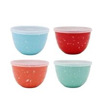 Pioneer Woman ~ Eight (8) ~ Melamine ~ Speckled ~ 16 Ounce ~ Prep Bowls ... - $35.00