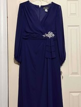 Alex evenings Mother of Bride Groom Women&#39;s Wedding Occasion Gown dress size16 - $138.59