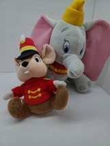 Kohls Cares Disney 12&quot; Dumbo and Disneyland Timotht Mouse Plush - £7.07 GBP