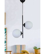 Vitaly Modern Sports White Glop Glass Black Salon - Küche - Schlafzimmer... - $69.34