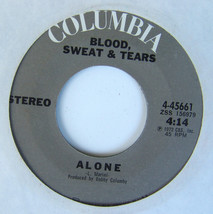 Blood Sweat &amp; Tears - So Long Dixie / Alone 7&quot; 45 Columbia Record Jukebo... - £9.31 GBP