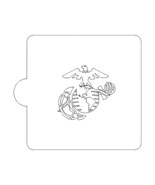 US Marines Detailed Stencil for Cookie or Cakes USA Made LS3419 - £3.18 GBP