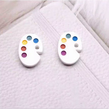 Dollhouse Paint Palette 1/12 Scale 16x22MM Set of 2 - $55.94 MXN