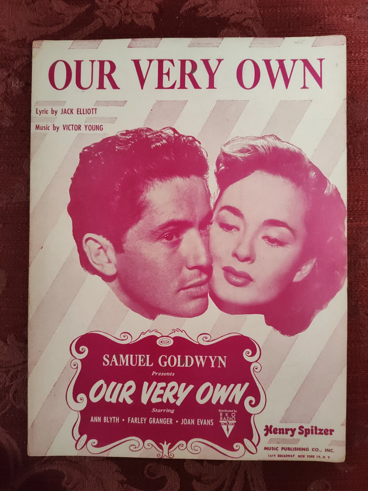 Our Very Own (sheet music) - $8.20 CAD
