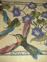 Pretty Hummingbirds Nest Tapestry Table Top Runner 36.5&quot;x13&quot; - €16,38 EUR