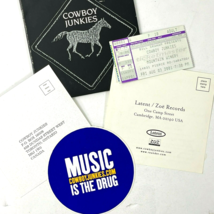 Cowboy Junkies Sun Comes Up Interview Promo CD 1990 Drug Sticker Ticket Stub Lot - £22.85 GBP
