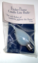Set of 2 Candle-Lite Silicone Light Bulb 3 Watt Candelabra Base - $4.94