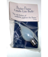 Set of 2 Candle-Lite Silicone Light Bulb 3 Watt Candelabra Base - $4.94