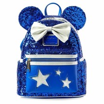 Loungefly Disney Parks Mickey Mouse Dream Comes True Black Sequin Backpack - $139.99