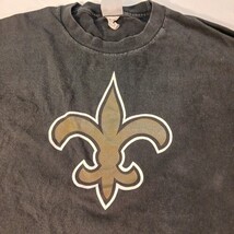NFL Team Apparel New Orleans Saints Long Sleeve Black Football Size Large  image 3