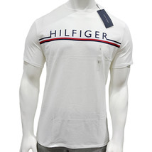 NWT TOMMY HILFIGER MSRP $44.99 MEN&#39;S WHITE JERSEY CREW NECK SHORT SLEEVE... - £20.82 GBP