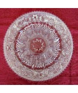 Duncan and Miller Glass SANDWICH 12 1/2&quot; Platter Crystal Clear Deviled E... - $52.26