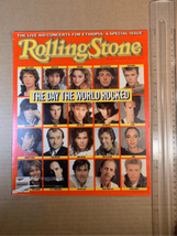 LIVE AID Magazine Cover Clipping The Rolling Stones 1985 Vintage Bowie/McCartney - £7.02 GBP