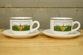 Villeroy &amp; Boch China Vitro Design Naif Farm Duck Pattern Coffee Cups &amp; ... - $44.54