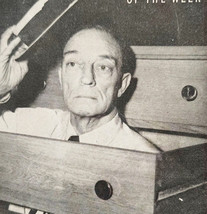 1952 Buster Keaton Silent Film Movie Star Quick Magazine Page Paris Circ... - $469.34 MXN