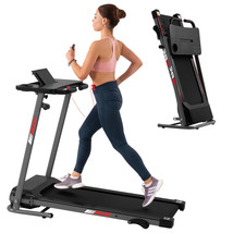 FYC Folding Treadmill for Home with Desk - 2.5HP Compact Electric Treadmill - $332.38