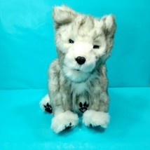 Wow Wee Alive Cubs White Snow Tiger Interactive Plush Cub 15&quot; Purrs Sound Moves - £35.55 GBP