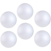 6Pcs 6 Inch White Foam Balls, Polystyrene Styrofoam Craft Balls For Art ... - £32.04 GBP