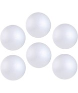 6Pcs 6 Inch White Foam Balls, Polystyrene Styrofoam Craft Balls For Art ... - £32.72 GBP