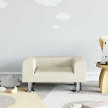 vidaXL Kids Sofa Cream - $103.19