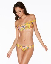 L*Space Swimwear Pacific Bloom Ziggy Off Shoulder Bandeau Bikini Top (M) Nwt $88 - £43.24 GBP
