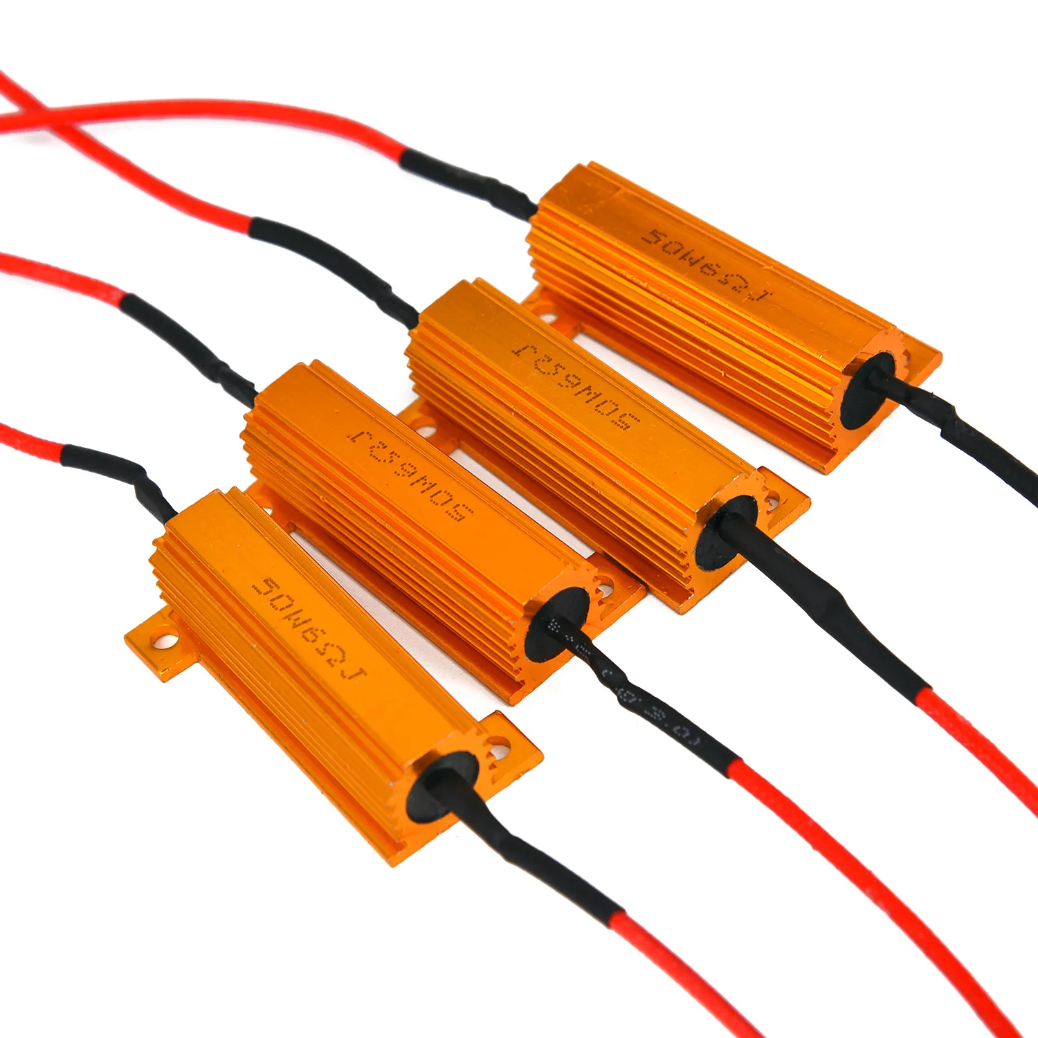10Pcs 50W 6 Ohm Load Resistor Fix LED Bulb Fast Hyper Flash Brake Light Turn S - $19.78