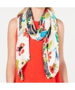 INC International Concepts Women&#39;s INC Rainforest Printed Pashmina White... - $12.77
