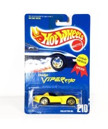 Hot Wheels Blue Card: Dodge Yellow Viper - Gold Medal Speed Collector No... - $7.68