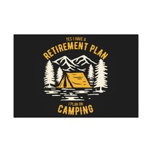 Personalised Camping Retirement Plan Meme Gift Wrap Paper (Satin) - £14.58 GBP+