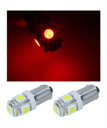 (2) Red 5-LED Dash Instrument Panel Cluster Gauge Clock Glove Box Light ... - $12.47 CAD