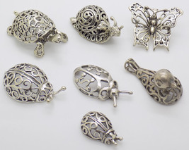 Vintage Italian Handmade Genuine Silver Perforated Animal Collection JOB LOT - £73.15 GBP