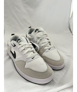Nike SB Alleyoop White Black Skate Shoes Sneakers CJ0882-100 Mens Size 9.5 - £65.79 GBP