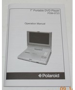 Polaroid 7&quot; Portable DVD Player Model PDM-0723 Replacement Instruction M... - $15.15
