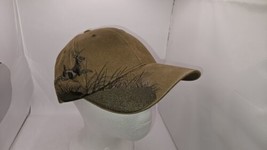 Dri Duck Wildlife Series brown tan Hat Deer Hunting Strapback Cap Adult ... - £7.37 GBP