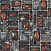 45 Pack Tool Box Organizer Tray Divider, Toolbox Desk Drawer Organizer, ... - $29.21