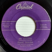Frank Sinatra - Mr. Success / Sleep Warm [7&quot; 45 rpm Single] Capitol F4070, 1958 - £2.71 GBP