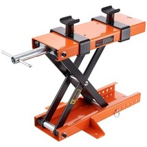VEVOR Motorcycle Lift, 500 kg Motorcycle Center Scissor Lift Jack with S... - $102.94