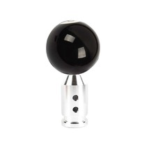 Brand New Universal 8 Billiard Ball Round Shift Knob+ Silver Adapter For Non Thr - £14.14 GBP