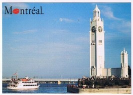 Postcard Old Port &amp; Clock Tower Montreal Quebec - $3.95