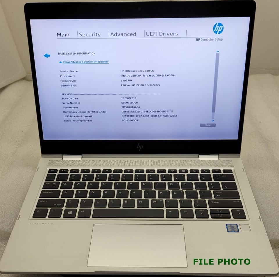 HP EliteBook x360 830 G6 i5-8365U 1.60GHz 8GB DDR4 14&quot; TS No OS/SSD/HDD - $188.10