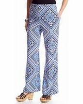Nwt Cynthia Rowley Blue Rayon Wide Leg Pull On Pants Size Xl $89 - £40.74 GBP