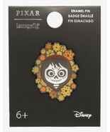 Disney Pixar Loungefly Coco Miguel Sugar Skull Marigold Frame Metal Enam... - £10.64 GBP